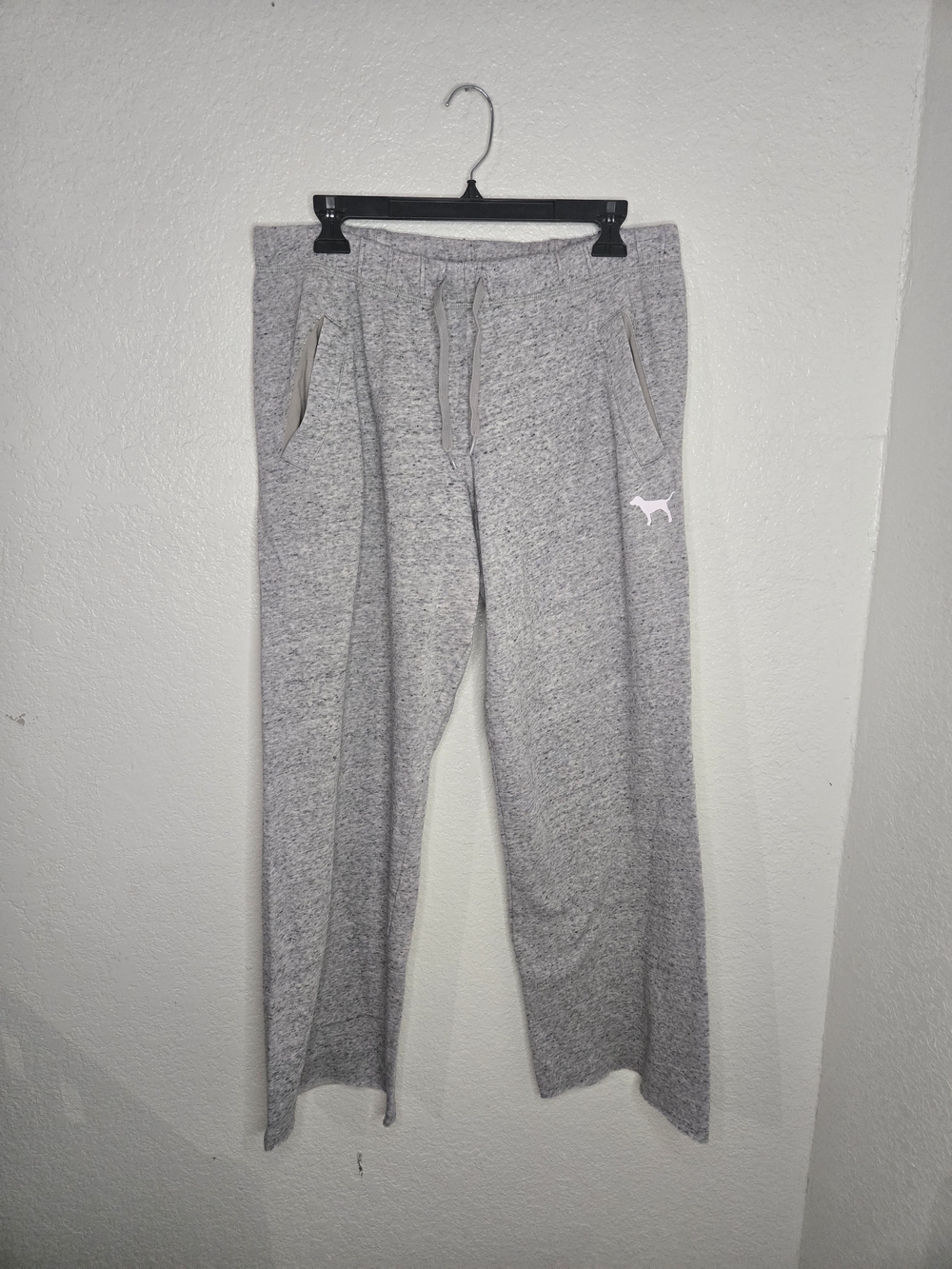 PINK Victoria's Secret Heather Gray Sweatpants with Logo